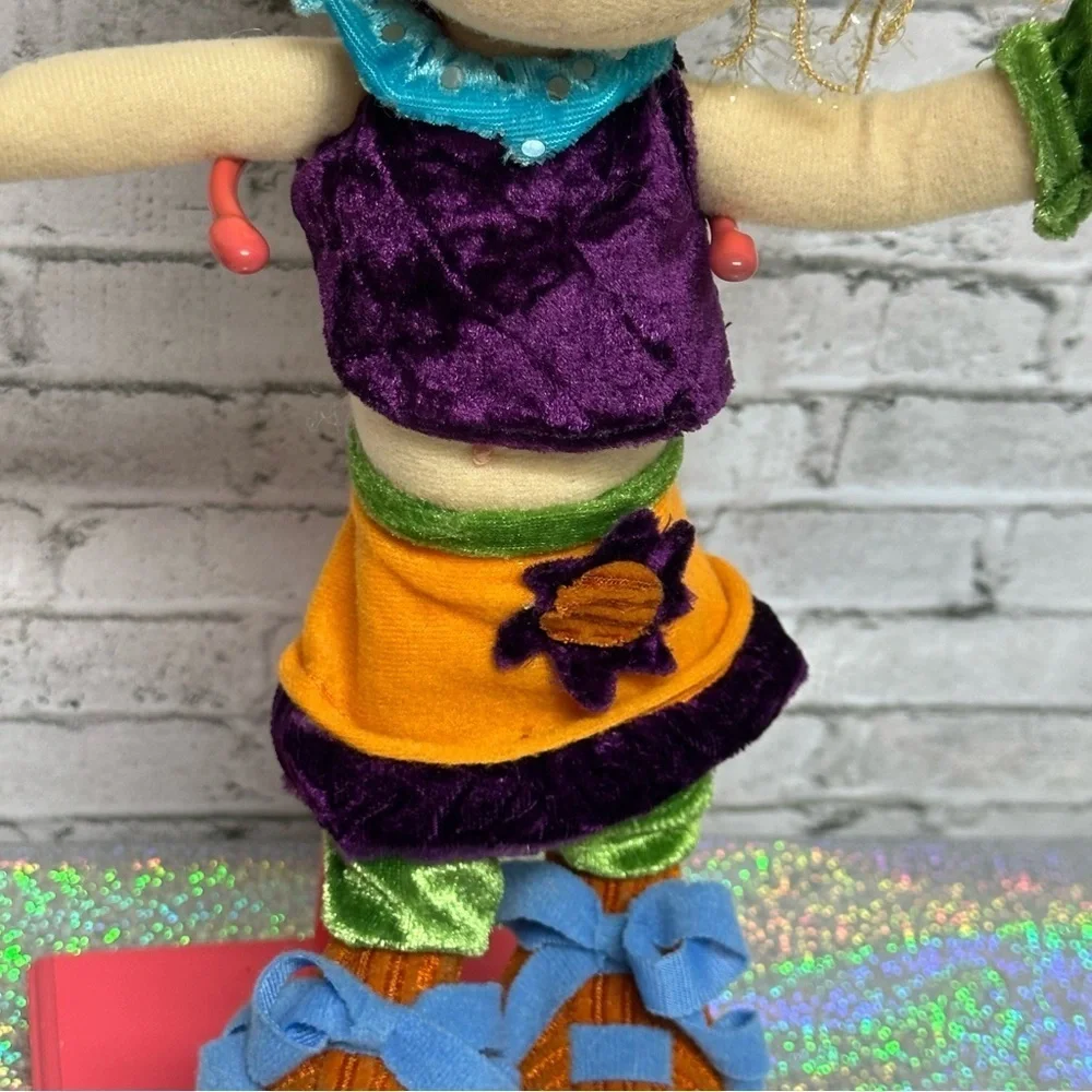 Dan Dee Collectors Choice Cloth Stuffed Rag Doll Decor Autumn Fall Scarecrow 14